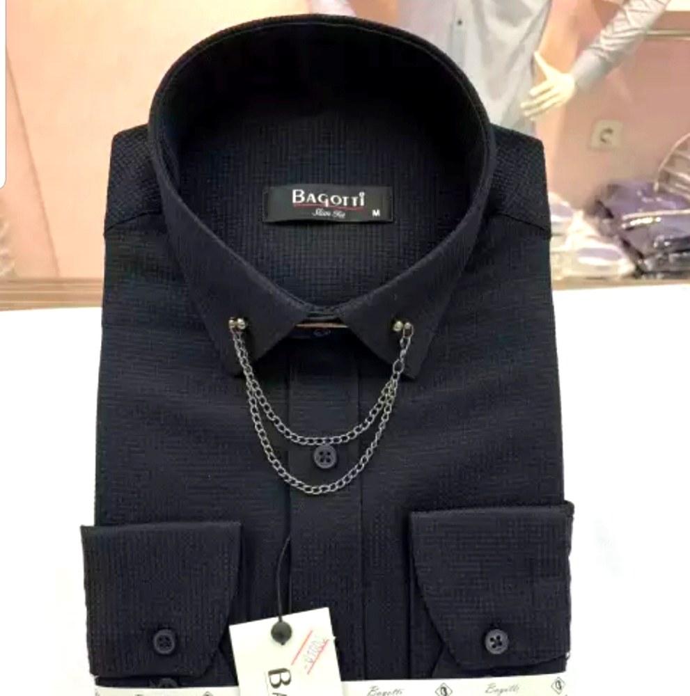 Collar Pin Dress Shirt - New